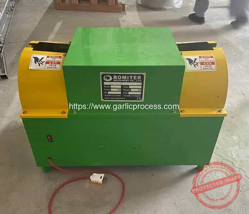 Automatic-Garlic-Root-and-Leaf-Cutting-Machine-Canada Customer